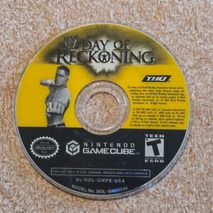 WWE Day of Reckoning Nintendo GameCube NGC 2004 THQ Wrestling Game Disc Only